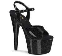 Pleaser High Heel Dancer Shoes Sandals Ankle Strap Ladies Glitter Adore 709GP