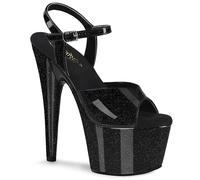 Pleaser High Heel Dancer Shoes Sandals Ankle Strap Ladies Glitter Adore 709GP