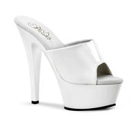 Pleaser High Heel Stiletto Peeptoe Platform 6" Sandals Slip On Kiss 201