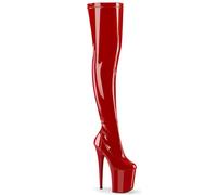 Pleaser High Heel Stiletto Platform 8" Thigh Boots Flamingo 3000