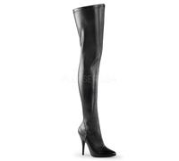 Pleaser High Heel Stiletto Stretch 5" Pointed Toe Thigh Boots Seduce 3000