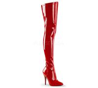 Pleaser High Heel Stiletto Stretch 5" Pointed Toe Thigh Boots Seduce 3000