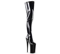 Pleaser INFINITY-4000 Blk Str Pat/Blk UK 6 (EU 39)