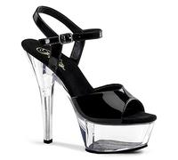 Pleaser KISS-209 Blk Pat/Clr UK 5 (EU 38)