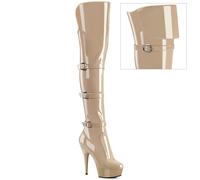 Pleaser Platform High Heel Stiletto Over The Knee Boots Delight 3018
