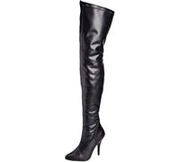 Pleaser SEDUCE-3000 Blk Str Pat UK 10 (EU 43)