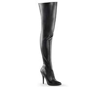 Pleaser SEDUCE-3010 Blk Faux Leather UK 7 (EU 40)