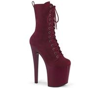 Pleaser Stiletto High Heel 8 Inch Lace Up Platform Ankle Boots Enchant 1040