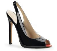 Pleaser Stiletto High Heel Peeptoe Ladies 5" Sling Back Sandals Shoes Sexy 08