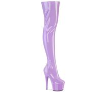 Pleaser Stiletto High Heel Platform 7" Thigh Boots Dancer Adore 3000