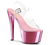 Pleaser Stiletto High Heel Shoes Platform Pole Dancing Ladies Sky 308