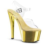 Pleaser Stiletto High Heel Shoes Platform Pole Dancing Ladies Sky 308