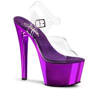 Pleaser Stiletto High Heel Shoes Platform Pole Dancing Ladies Sky 308