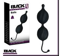 Pleasure Dome Black Velvet Soft Silicone Jiggle Duo Kegel Balls Soft