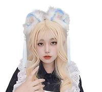 Pleasure Ground Ears Cosplay Hair Hoop With Fringe Woman Teens Headband For Live Broadcast Carnivals Hairband Cute Headbands For Woman Cute Headbands Washing Face Girls Teens Washing Face Ears