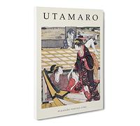 Pleasure Parties By Kitagawa Utamaro Canvas Print | Gallery Wrapped 30mm Frame Wall Art | 24x16 inches | Ready to Hang | Asian Picture | Living Room Bedroom Lounge Office