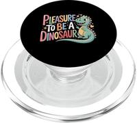 Pleasure To Be A Dinosaur Extinct Animal Fan ||- PopSockets PopGrip for MagSafe