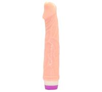 PleasureBox High Power Realistic Penis Vibrator Dildo with Veins and Penis Head, Flesh