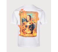 Pleasures Mens Burn Again T-Shirt - Colour: White - Size: XL