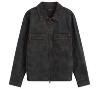 Pleasures Men's Cowhide Work Jacket Black Small