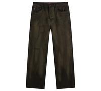 Pleasures Men's Oil Baggy Jeans Dark Brown