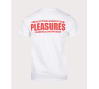 Pleasures Mens Staff Pocket T-Shirt - Colour: White - Size: Large