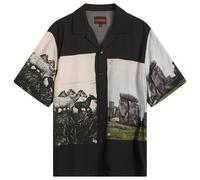 Pleasures Men's Stone Horse Vacation Shirt Black