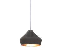 Pleat Box Pendant 24 Black & Gold