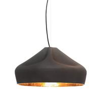 Pleat Box Pendant 47 Black & Gold