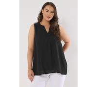Pleat Front Vest Evans Black 18