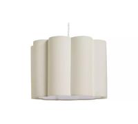 Pleat Natural Easy Fit Lampshade Curved Pleated Design Spreads Light Gently and Diffuses Light Beautifully and Brings a Warm, Organic Feel to Any Room - 30cm