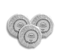 Pleat Wrapped Round 15g Individually Wrapped Mini Travel Soap For Guest Bathroom Hotels - B&B - Guest House - Pack of 50 -Euro