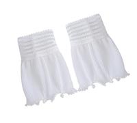 Pleated Arm Comfortable Lace Decoration Arm Sleeve Wrist Cuffs Expandable Girls Fashion Accessories Elastic Wrist Cuffs