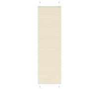 (cream, 60 x 200 cm) vidaXL Pleated Blind Anthracite 60x100 cm Fabric Width 59.4 cm Polyester