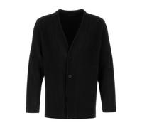 Pleated Cardigan - male - Issey Miyake - Cardigans - Black - M - Knitwear M