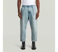 Pleated Chino Denim Relaxed Tapered - sun faded pacific blue - Men 31-34