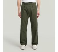 G-star Pleated Relaxed Chino Pants Green 34 / 30 Men