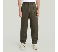 G-star Pleated Relaxed Tapered Chino Pants Green 34 / 32 Men