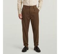 Chino Trousers G-Star Pleated Marron 33x32