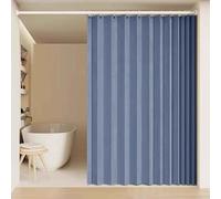 Pleated Folding Door Curtain with Magnetic Closure Room Darkening Privacy Shade for Home Adjustable Teles Rod Closet Door Cover (W 150*H 180cm)