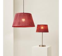 Pleated Lampshades Tapered Easy Fit Fabric Lamp Shade Lights Small Large Light