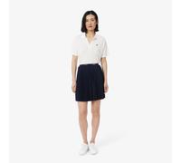 Pleated Mini Skirt Navy Blue