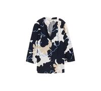 Pleated Printed Blouse for Women Tom Tailor Bleu 36