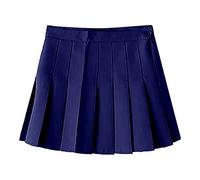 Pleated Skirts For Women High Waist , Tartan Skirt For Women Light Weight Ruched Beach Skirt For Women Flowy Swing Women'S Skirts Mini Loose Comfort School Skirts For Girls Smart Elegant A-Line Skirt