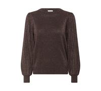 Pleated top for women KAFFE Regina Noir 2XL