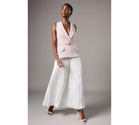 Pleated Trouser Jumpsuit Coast Blush 12