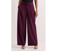 Pleated Wide Leg Trouser Dorothy Perkins Berry 8