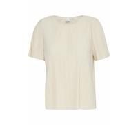 Pleated women's T-shirt Ichi Mikala Beige S