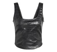 Pleather Corset - female - Adidas - Training T-shirts & Tops - Black - M - Sport M