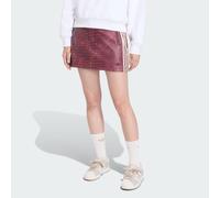 Adidas Originals Pleather Mini Skirt Red 36 Woman